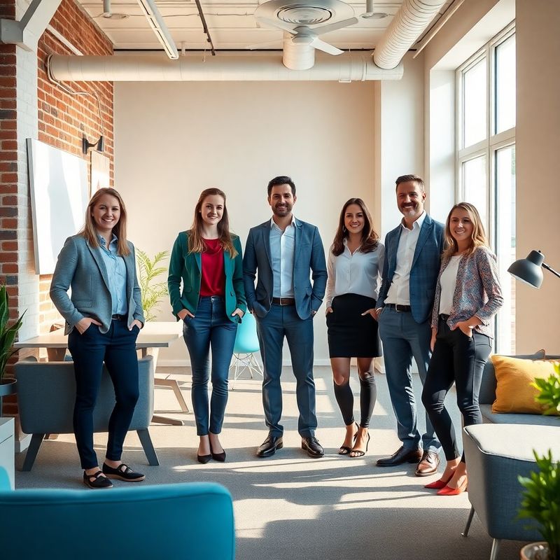 Zespół Studio Wrocław w jasnej przestrzeni co-workingowej